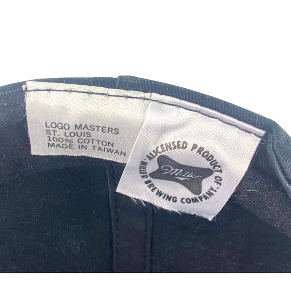 Vintage 90s Red Dog Beer Red Black Logo Hat Adjustable Snapback Malt Liquor Cap - Picture 6 of 6